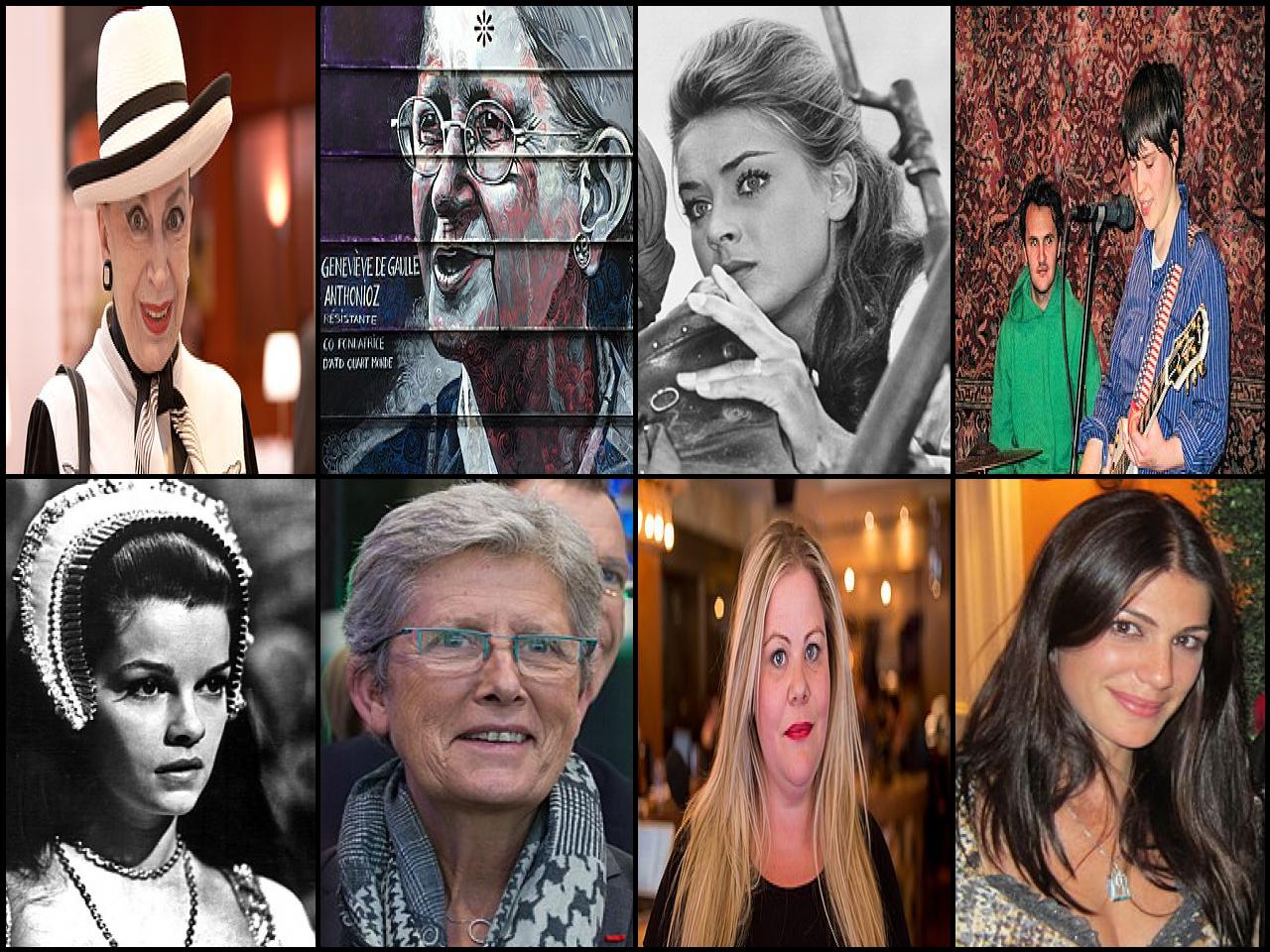 Famous People with name Genevi&egrave;ve