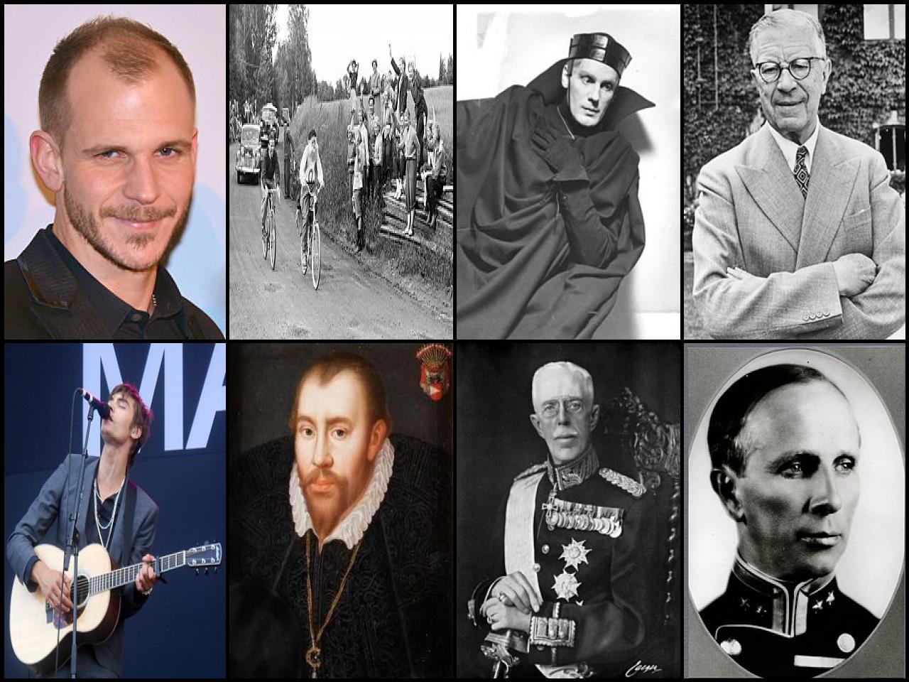 Famous People with name Gustaf