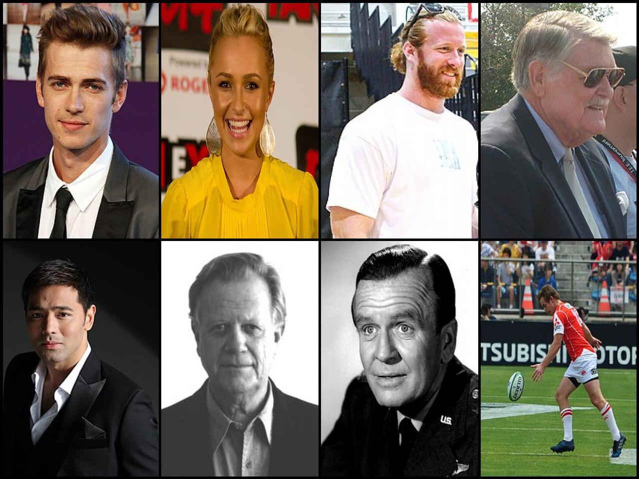 Famous People with name Hayden