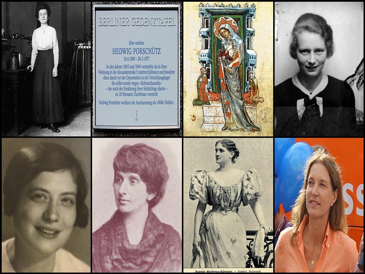 Famous People with name Hedwig