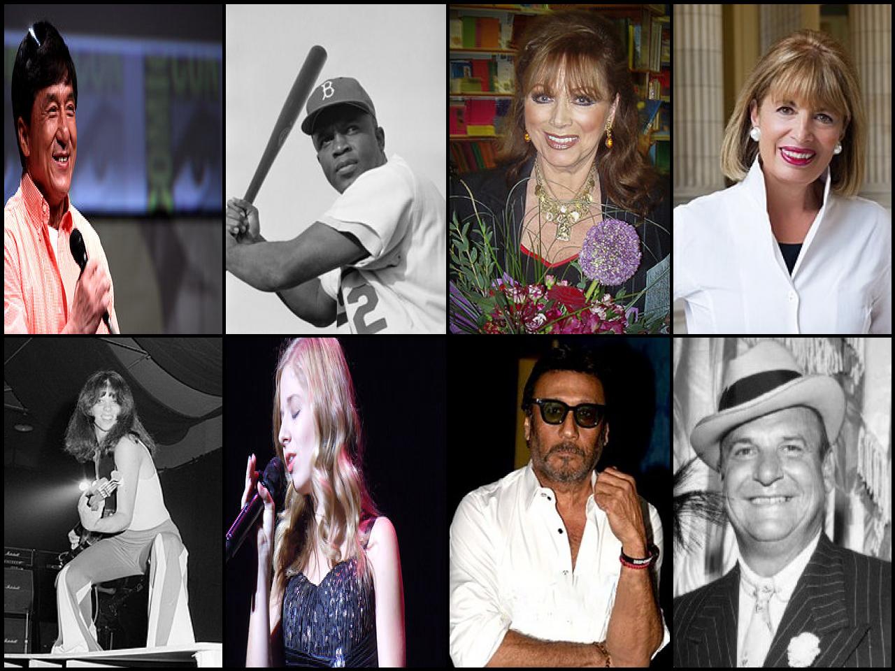 Famous People with name Jackie
