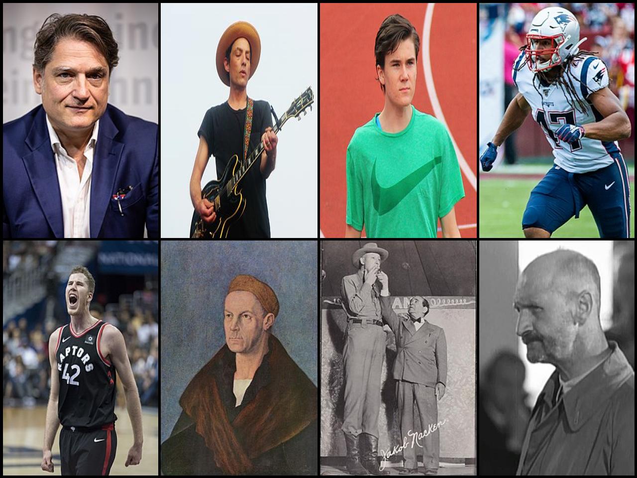 Famous People with name Jákob