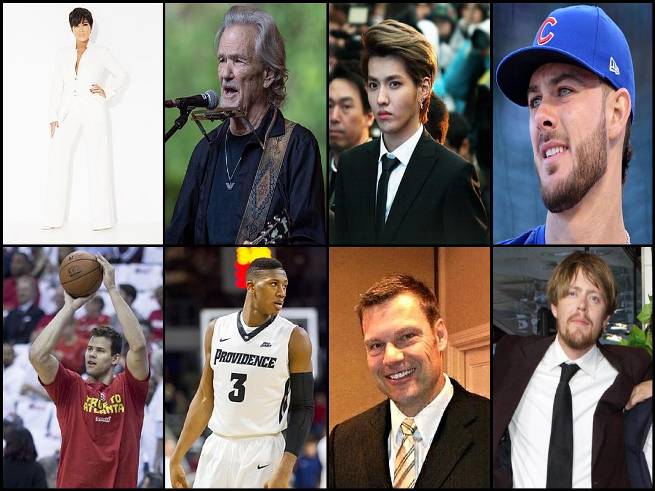 Famous People with name Kris