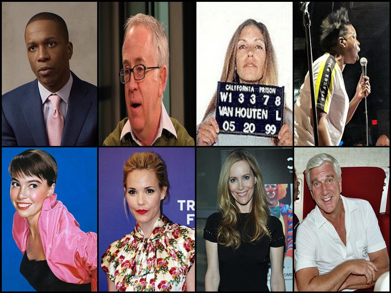 Famous People with name Leslie