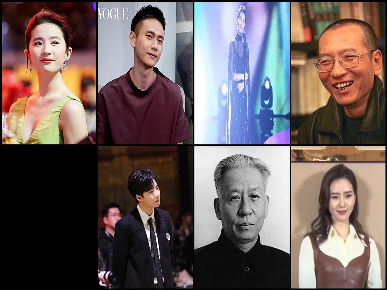 Personas famosas llamadas Liu