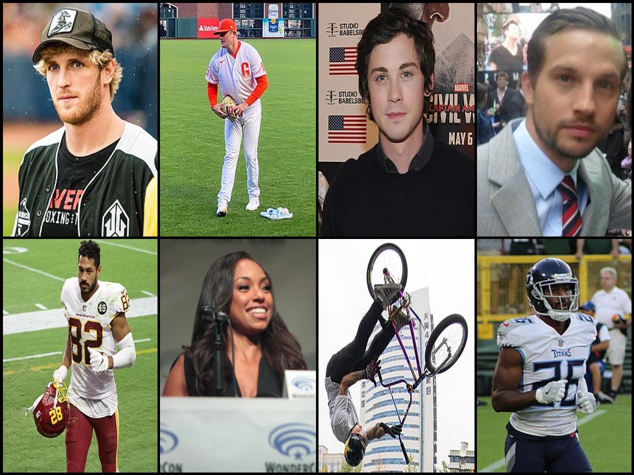 Famous People with name Logan