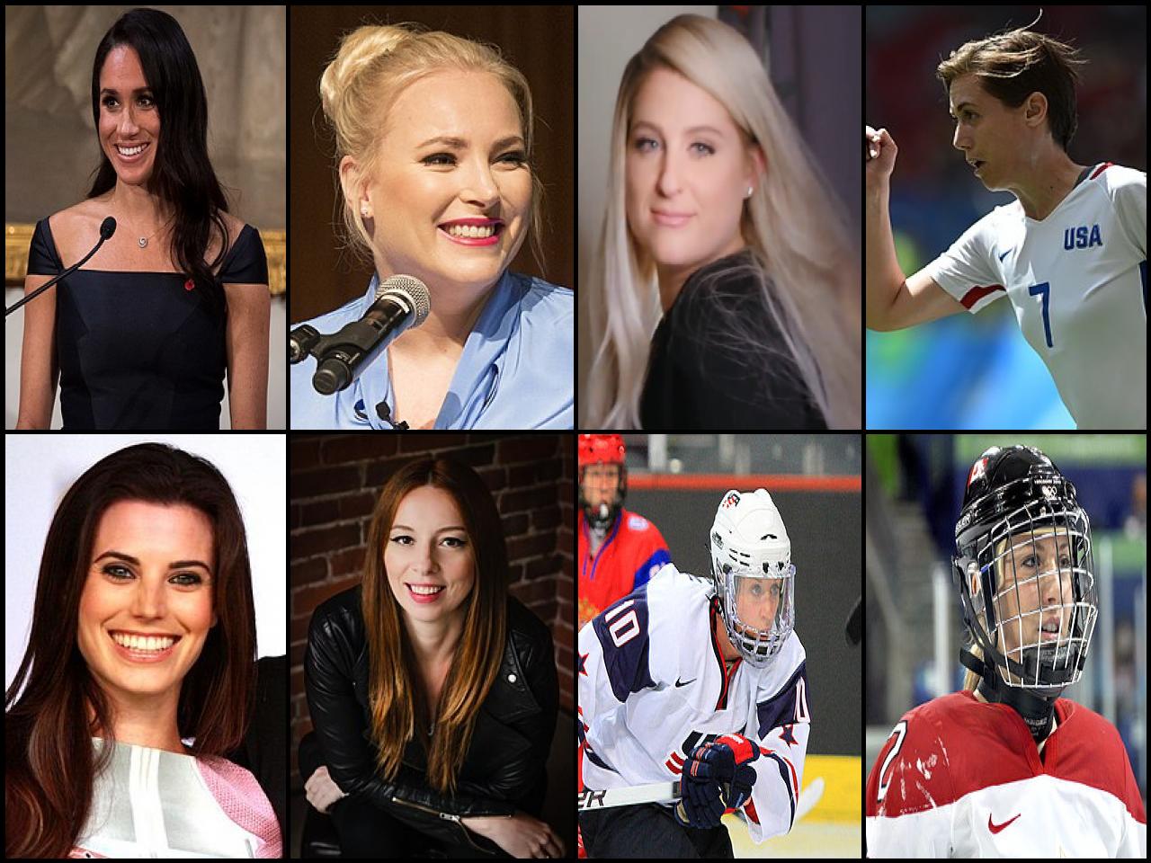 Famous People with name Meghan