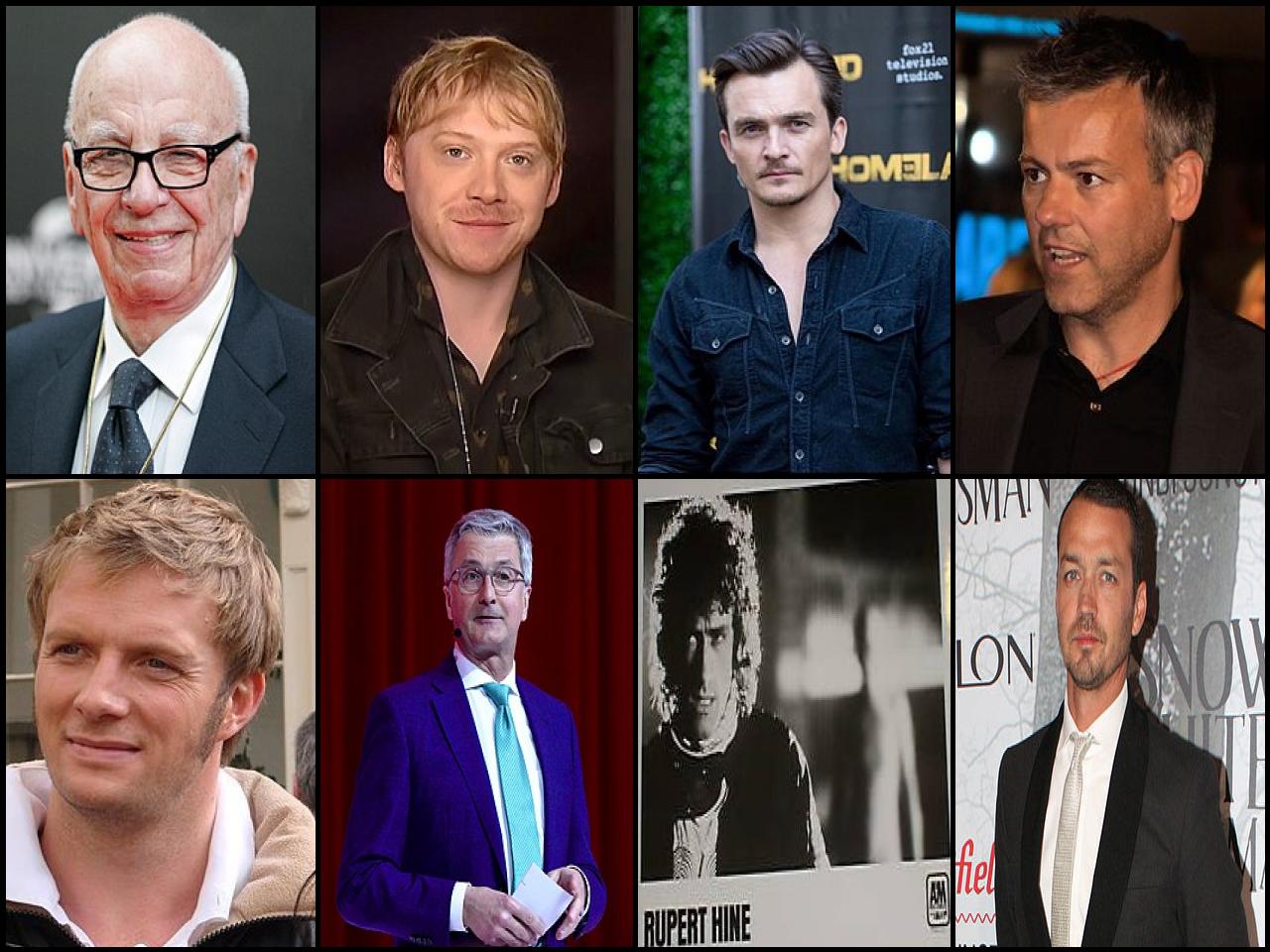 Famous People with name Rupert