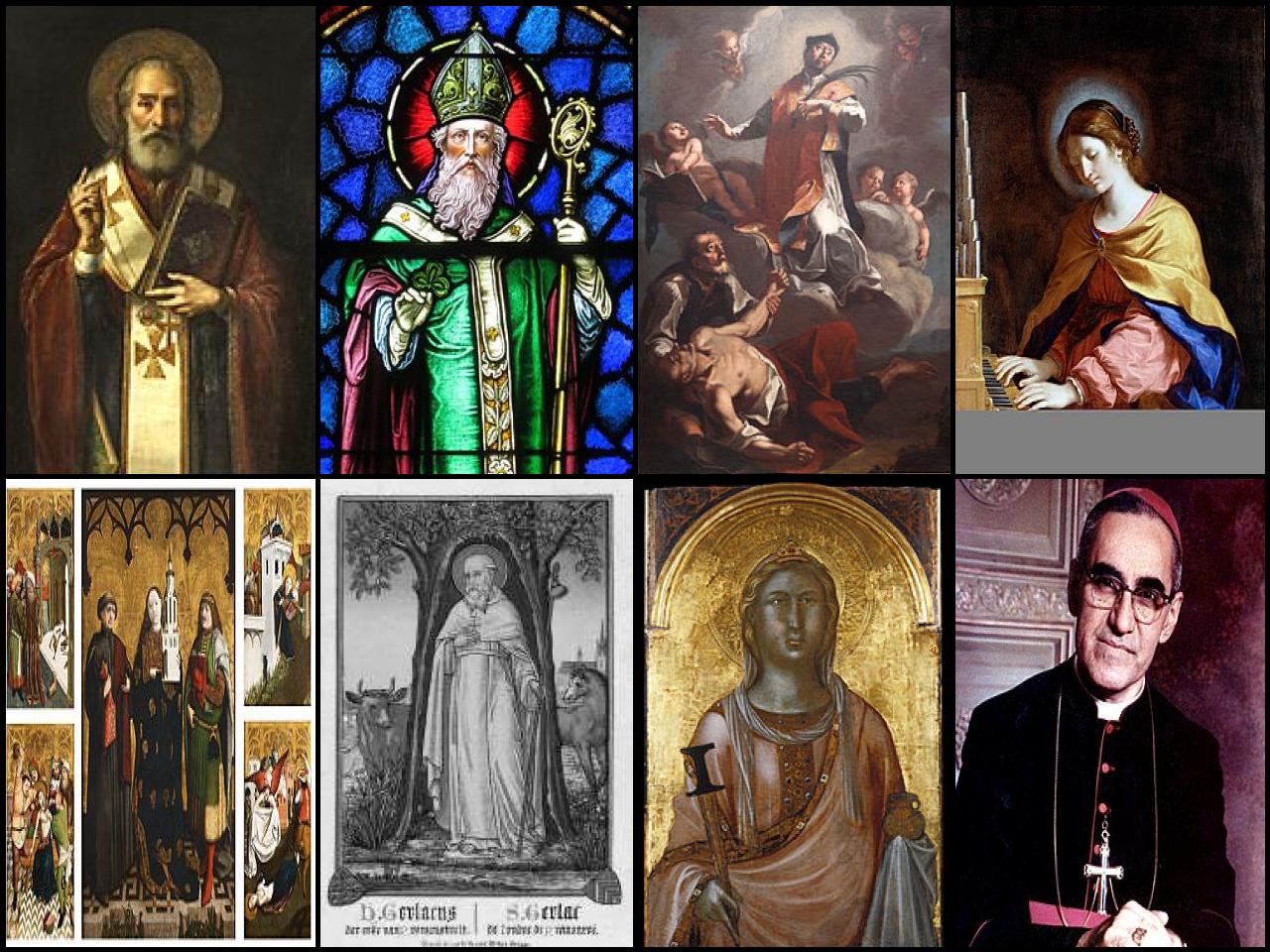 Personas famosas llamadas Saint