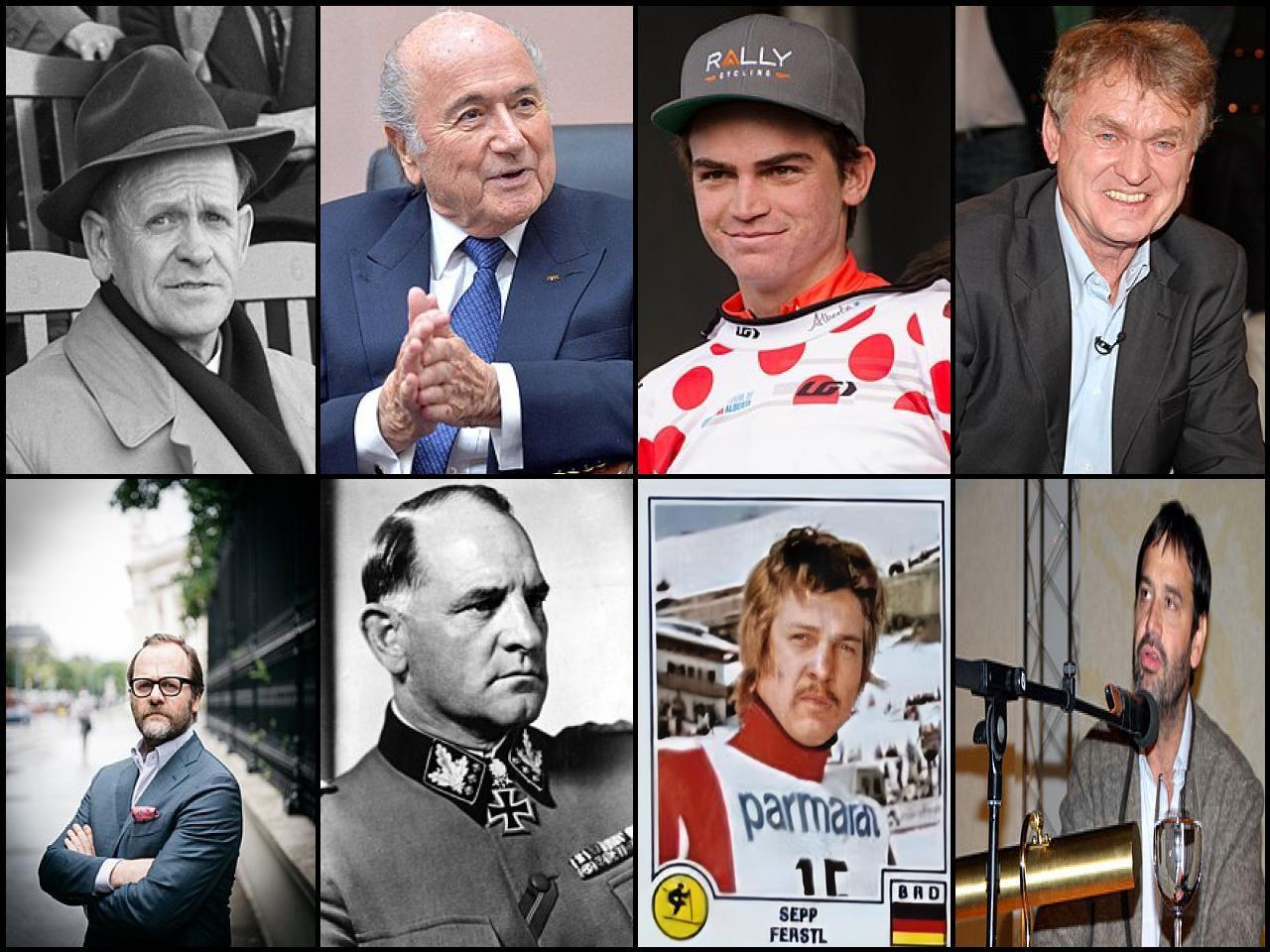 Famous People with name Sepp