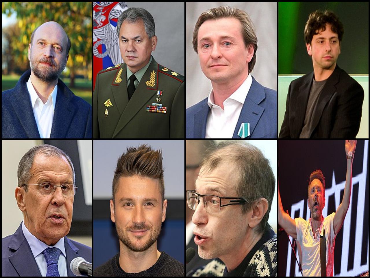 Famous People with name Sergey