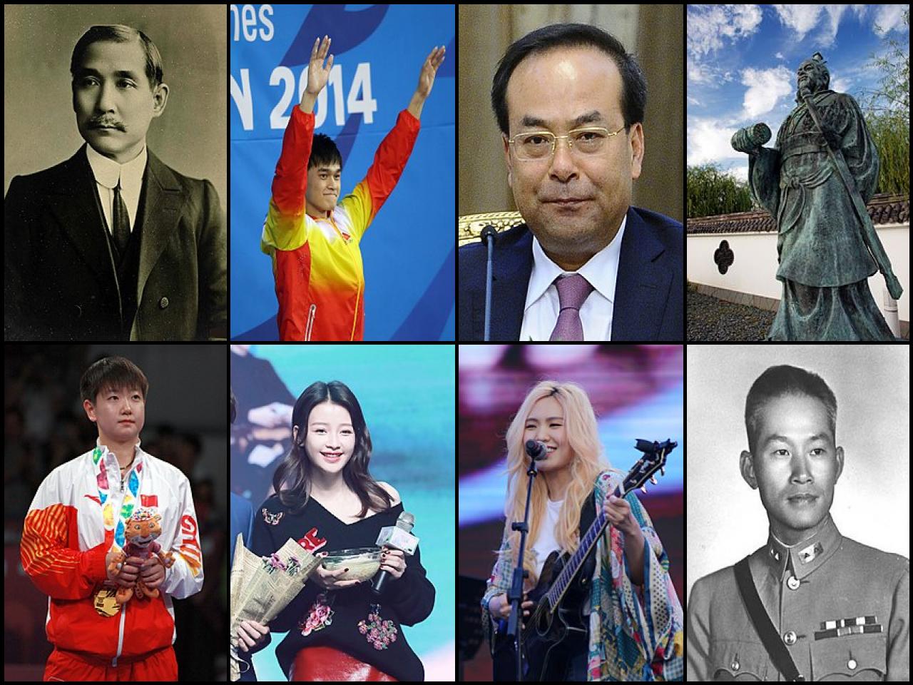 Famous People with name Sun