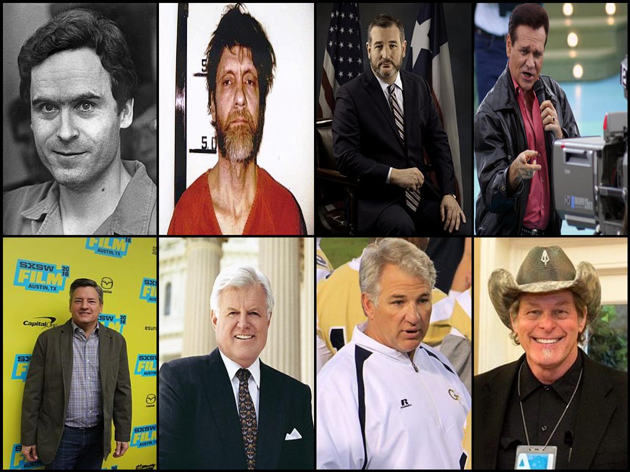 Famous People with name Ted