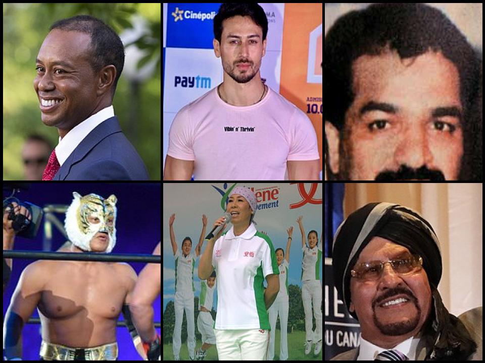 List of Famous people named <b>Tiger</b>