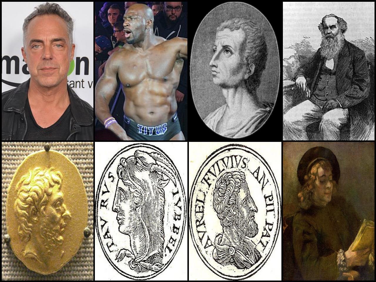 Personas famosas llamadas Titus