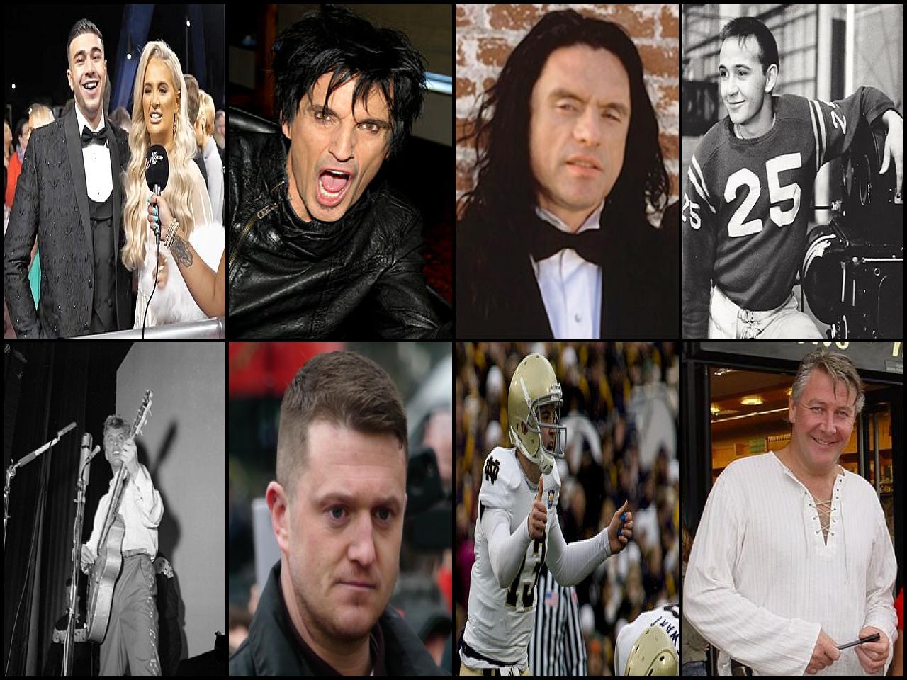 Famous People with name Tommy