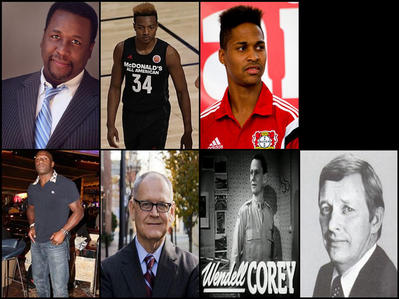 Famous People with name Wendell