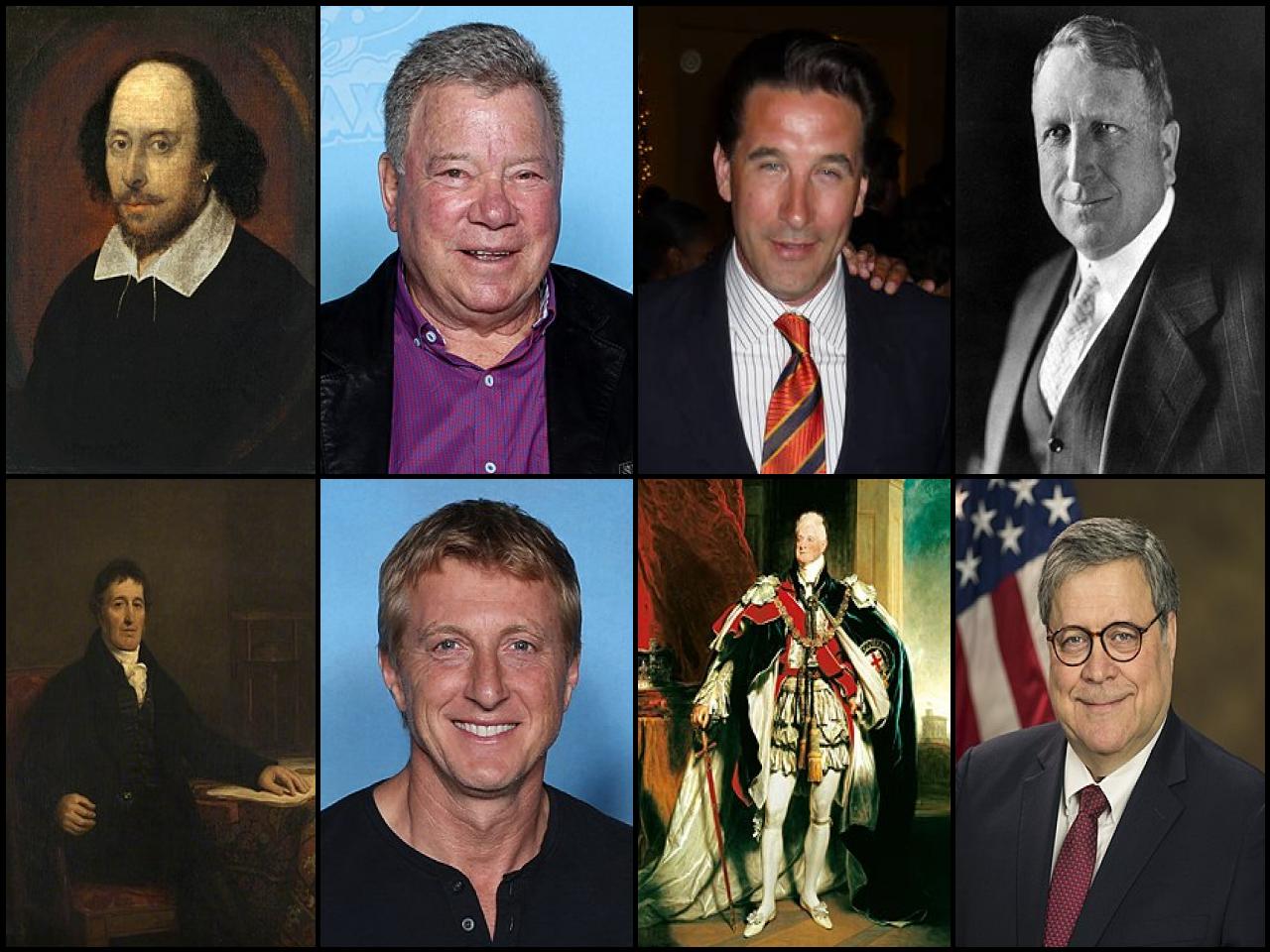 List of Famous people named <b>William</b>