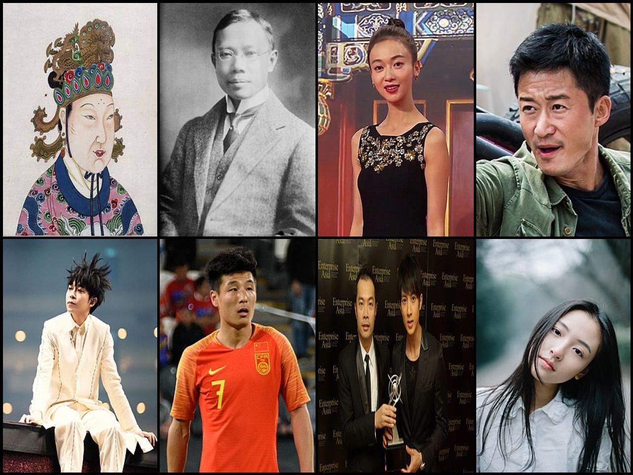 Famous People with name Wu