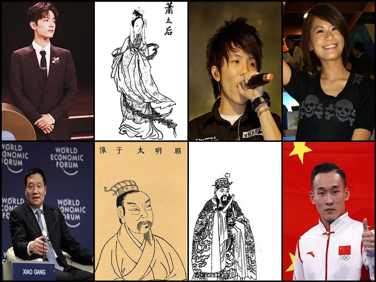List of Famous people named <b>Xiao</b>
