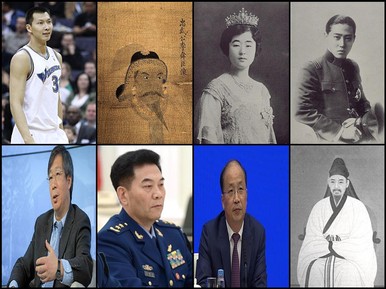 Famous People with name Yi