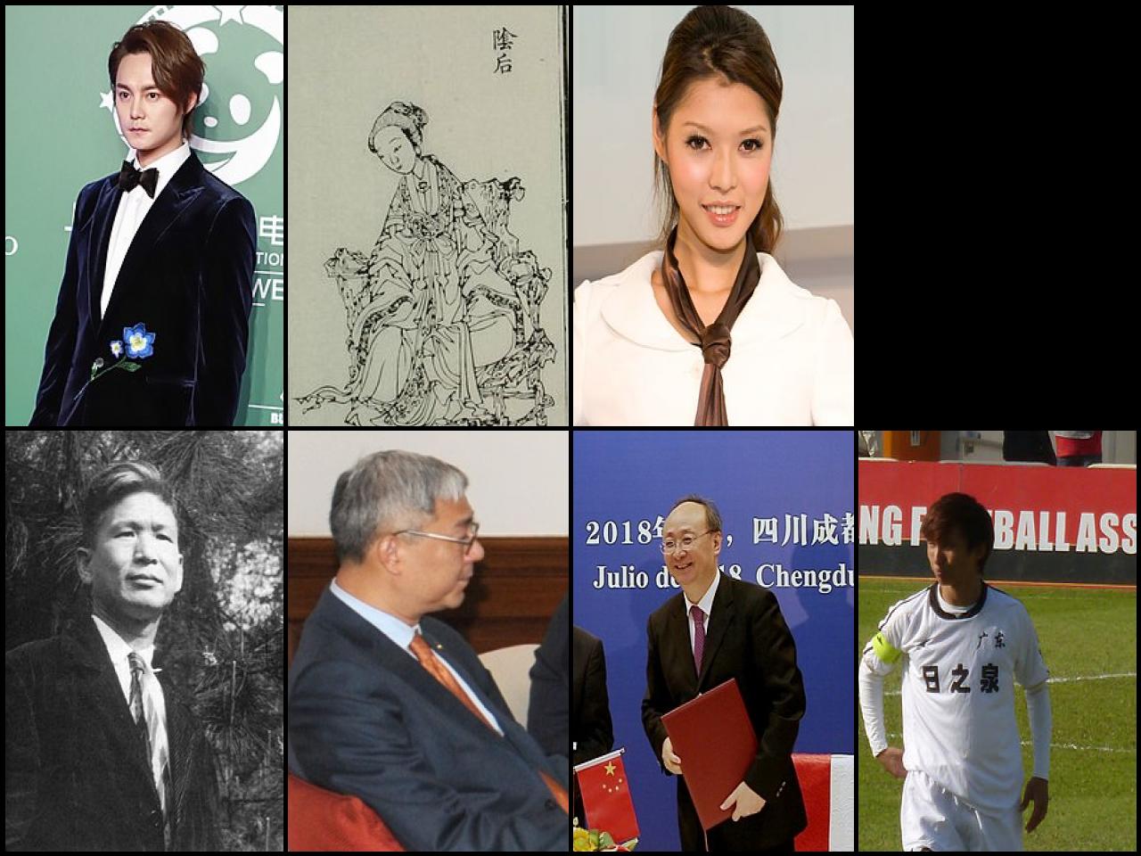 List of Famous people named <b>Yin</b>