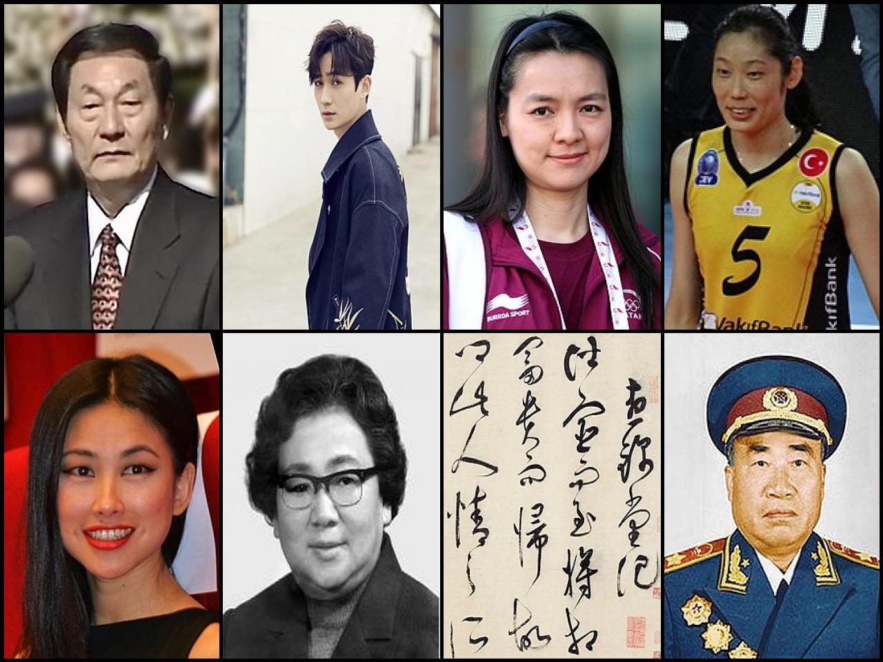 Famous People with name Zhu