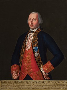 Bernardo de Gálvez y Madrid, Count of Gálvez