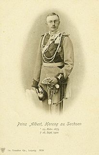 Prince Albert of Saxony