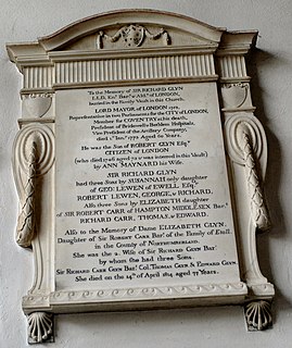 Sir Richard Glyn, 1st Baronet, of Ewell